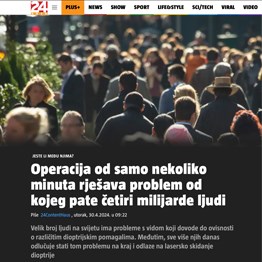 Operacija od nekoliko minuta rješava problem (24sata)